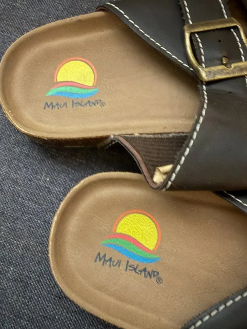 Toddler Buckle Slide Sandals, Size 11M